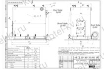 Чертеж котла на древесных отходах 0.63 МВт