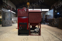 Твердотопливный промышленный котел с ретортой